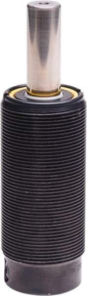 Associated Spring Raymond - 15mm Rod Diam, 35.4mm Diam, 25mm Max Stroke, Nitrogen Gas Spring Cylinder - 75mm Body Length, 100mm OAL, 765 Lb Full Stroke Spring Force, 725 psi Initial Charge - Apex Tool & Supply