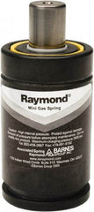 Associated Spring Raymond - M8 Int Rod, G1/8 Fill Port, M8 Mt Hole, 60mm Rod Diam, 95.2mm Diam, 25mm Max Stroke, Black Nitrogen Gas Spring Cylinder - 83mm Body Length, 108mm OAL, 13,670 Lb Full Stroke Spring Force, 360 psi Initial Charge - Apex Tool & Supply