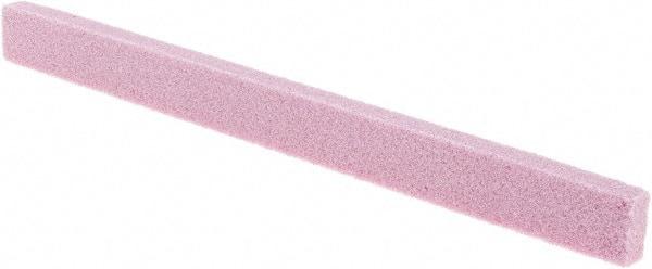Made in USA - 80 Grit Aluminum Oxide Rectangular Polishing Stone - Very Soft Grade, 1/2" Wide x 6" Long x 1/4" Thick - Apex Tool & Supply
