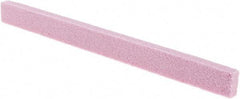 Made in USA - 80 Grit Aluminum Oxide Rectangular Polishing Stone - Very Soft Grade, 1/2" Wide x 6" Long x 1/4" Thick - Apex Tool & Supply