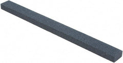 Made in USA - 180 Grit Silicon Carbide Rectangular Polishing Stone - Medium Grade, 1/2" Wide x 6" Long x 1/4" Thick - Apex Tool & Supply
