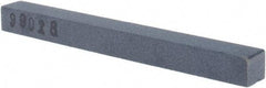 Made in USA - 3/8" Wide x 4" OAL x 3/8" Thick, Silicon Carbide Sharpening Stone - Square, Fine Grade, 280 Grit - Apex Tool & Supply