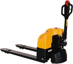 Vestil - 3,300 Lb Capacity, 7.78" Lift Electric Pallet Truck - 3.2" Min Lift Height, 48" Fork Length x 6-1/4" Fork Width, 28" Overall Width - Apex Tool & Supply