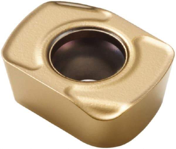 Seco - LPHT060310 ME05 Grade F40M Carbide Milling Insert - TiAlN/TiN Finish, 1/8" Thick - Apex Tool & Supply