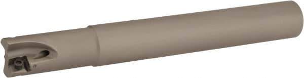 Iscar - 3/4" Cut Diam, 0.315" Max Depth of Cut, 3/4" Shank Diam, 6" OAL, Indexable Square Shoulder Helical End Mill - H490 AN.X 09 Inserts, Cylindrical Shank, 90° Lead Angle, Through Coolant, Series Helido - Apex Tool & Supply