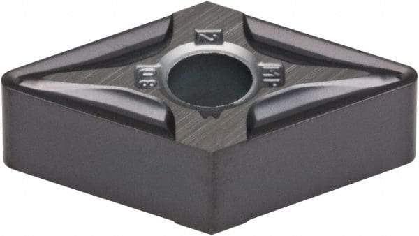 Kennametal - DNMG443 MP Grade KCU10 Carbide Turning Insert - AlTiN Finish, 55° Diamond, 1/2" Inscr Circle, 1/4" Thick, 3/64" Corner Radius - Apex Tool & Supply