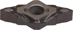 Kennametal - DNMG433 CT Grade KCU10 Carbide Turning Insert - AlTiN Finish, 55° Diamond, 1/2" Inscr Circle, 3/16" Thick, 3/64" Corner Radius - Apex Tool & Supply