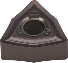 Kennametal - WNMG431 MS Grade KCU25 Carbide Turning Insert - AlTiN Finish, 80° Trigon, 1/2" Inscr Circle, 3/16" Thick, 1/64" Corner Radius - Apex Tool & Supply