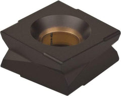 Kennametal - C8FIX1808 RN Grade KCP40 Carbide Turning Insert - TiN Finish, 0.358" Inscr Circle, 0.2598 Thick, 0.0197" Corner Radius - Apex Tool & Supply