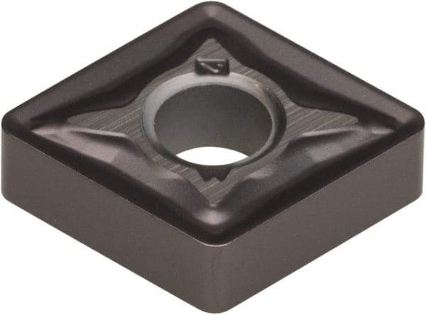 Kennametal - CNMG433 MP Grade KCU25 Carbide Turning Insert - AlTiN Finish, 80° Diamond, 1/2" Inscr Circle, 3/16" Thick, 3/64" Corner Radius - Apex Tool & Supply