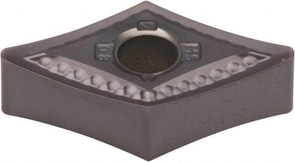 Kennametal - DNMG431 MS Grade KCU25 Carbide Turning Insert - AlTiN Finish, 55° Diamond, 1/2" Inscr Circle, 3/16" Thick, 1/64" Corner Radius - Apex Tool & Supply