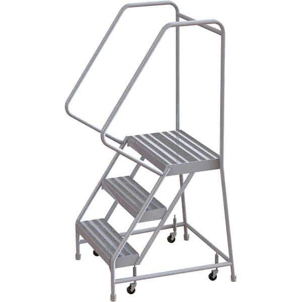 TRI-ARC - Rolling & Wall Mounted Ladders & Platforms Type: Rolling Warehouse Ladder Style: Rolling Safety Ladder - Apex Tool & Supply