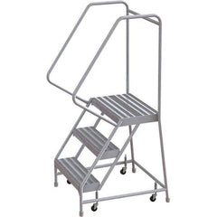 TRI-ARC - Rolling & Wall Mounted Ladders & Platforms Type: Rolling Warehouse Ladder Style: Rolling Safety Ladder - Apex Tool & Supply