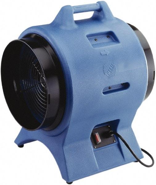 Schaefer Ventilation Equipment - 12" Inlet, Electric AC Ventilation Fan - 1 hp, 2,492 CFM, 220 Max Voltage Rating - Apex Tool & Supply