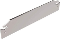 Seco - 0.843" Blade Height, 0.134" Blade Width, 4.72" OAL, Neutral Cut, Double End Indexable Cut-Off Blade - 150.10A Blade, 150.10 Series - Apex Tool & Supply