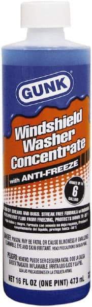 Gunk - Windshield Washer Fluid - 16 oz Bottle - Apex Tool & Supply