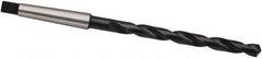Guhring - Letter P, 1MT 118° Point High Speed Steel Taper Shank Drill Bit - Oxide Finish, 100mm Flute Length, 181mm OAL, Spiral Flute, Series 257 - Apex Tool & Supply