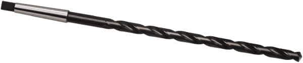 Guhring - 47/64", 2MT 118° Point High Speed Steel Taper Shank Drill Bit - Oxide Finish, 245mm Flute Length, 370mm OAL, Spiral Flute, Series 266 - Apex Tool & Supply