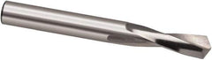 Guhring - 17mm 118° Spiral Flute High Speed Steel Screw Machine Drill Bit - Bright Finish, Right Hand Cut, 60mm Flute Length, 119mm OAL, Cone Relief Point, Straight Shank - Apex Tool & Supply