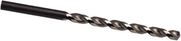 Guhring - 8mm, 130° Point, Parabolic Flute, High Speed Steel Taper Length Drill Bit - Bright Finish, 109mm Flute Length, 165mm OAL, Series 535 - Apex Tool & Supply
