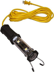 Made in USA - 120 VAC, 4 Watt, Electric, LED Portable Handheld Work Light - 25' Cord, 1 Head - Apex Tool & Supply