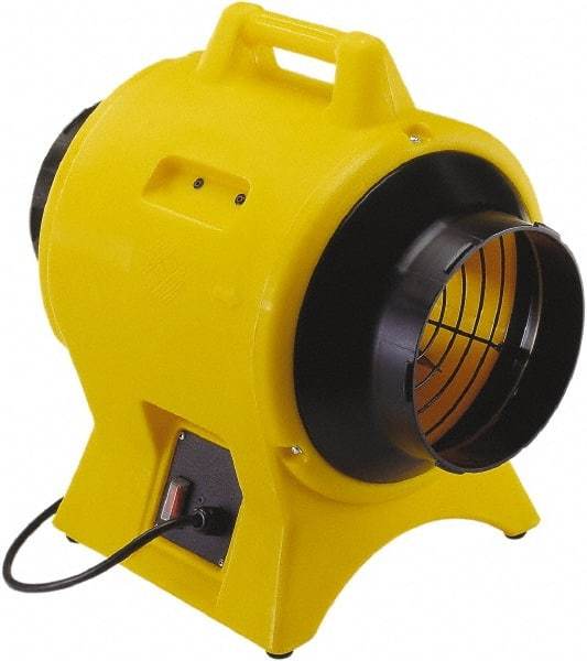 Schaefer Ventilation Equipment - 8" Inlet, Electric AC Ventilation Fan - 0.25 hp, 877 CFM, 115 Max Voltage Rating - Apex Tool & Supply