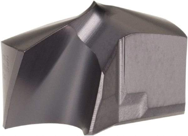 Kennametal - Series KSEM Plus, 11/16" Diam Grade KCPM45 140° Replaceable Drill Tip - Carbide, TiAlN Finish, 1 Seat Size - Apex Tool & Supply
