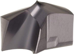 Kennametal - Series KSEM Plus, 11/16" Diam Grade KCPM45 140° Replaceable Drill Tip - Carbide, TiAlN Finish, 1 Seat Size - Apex Tool & Supply