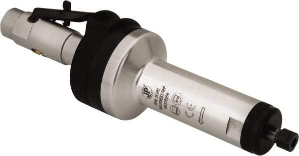 PRO-SOURCE - 1/4" Collet, Straight Handle, Air Straight Die Grinder - 25,000 RPM, Rear Exhaust, 2.28 CFM, 0.76 hp, 90 psi, 3/8 NPT Inlet - Apex Tool & Supply