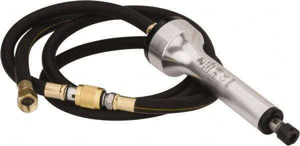 PRO-SOURCE - 1/4" Collet, Straight Handle, Air Straight Die Grinder - 40,000 RPM, Rear Exhaust, 1.71 CFM, 0.45 hp, 90 psi, 1/4 NPT Inlet - Apex Tool & Supply