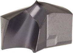Kennametal - Series KSEM Plus, 3/4" Diam Grade KCPM45 140° Replaceable Drill Tip - Carbide, TiAlN Finish, 2 Seat Size - Apex Tool & Supply