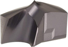 Kennametal - Series KSEM Plus, 25.4mm Diam Grade KCPM45 140° Replaceable Drill Tip - Carbide, TiAlN Finish, 5 Seat Size - Apex Tool & Supply