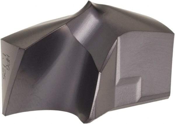 Kennametal - Series KSEM, 1-1/8" Diam Grade KCPM45 140° Replaceable Drill Tip - Carbide, TiAlN Finish, 7 Seat Size - Apex Tool & Supply