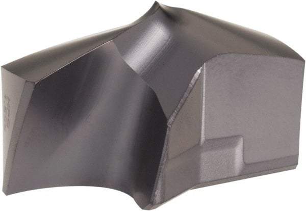Kennametal - Series KSEM Plus, 1-1/2" Diam Grade KCPM45 140° Replaceable Drill Tip - Carbide, TiAlN Finish, 10 Seat Size - Apex Tool & Supply