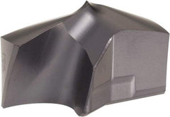 Kennametal - Series KSEM Plus, 1-1/2" Diam Grade KCPM45 140° Replaceable Drill Tip - Carbide, TiAlN Finish, 10 Seat Size - Apex Tool & Supply