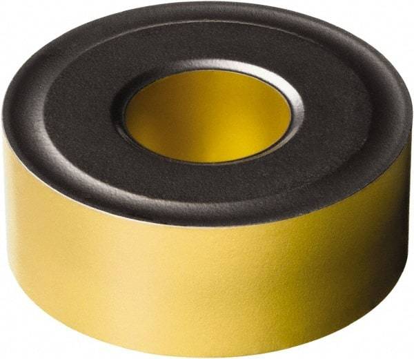 Sandvik Coromant - RNMG86 0 Grade 3210 Carbide Turning Insert - TiCN/AI2O3/TiN Finish, Round, 1" Inscr Circle, 3/8" Thick, 12.7mm Corner Radius - Apex Tool & Supply