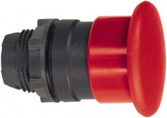Schneider Electric - 22mm Mount Hole, Extended Mushroom Head, Pushbutton Switch Only - Round, Red Pushbutton, Nonilluminated, Momentary (MO) - Apex Tool & Supply