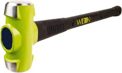 Wilton - 10 Lb Head, 36" Long Sledge Hammer - Steel Head, Steel Handle with Grip - Apex Tool & Supply