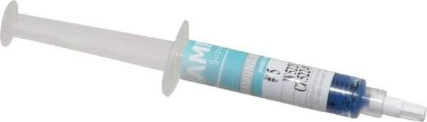 AMPLEX - 5 g Diamond Grit Compound - Grade 15, Blue, For Fine Finishing - Apex Tool & Supply