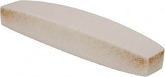 Grier Abrasives - 60 Grit Aluminum Oxide Boat (Shape) Polishing Stone - Medium Grade, 2-1/2" Wide x 9" Long x 1-1/2" Thick - Apex Tool & Supply