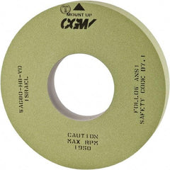 Camel Grinding Wheels - 24" Diam x 12" Hole x 3" Wide Centerless & Cylindrical Grinding Wheel - 80 Grit, Aluminum Oxide, Type 1, Vitrified Bond, No Recess - Apex Tool & Supply