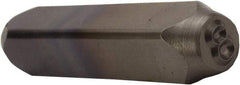 C.H. Hanson - 5/8" Character Size, 8 Character, Heavy Duty Individual Steel Stamp - Apex Tool & Supply