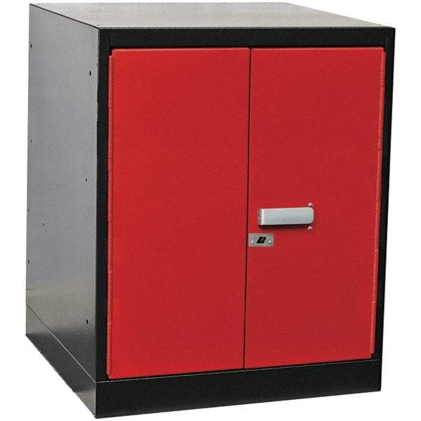 Hallowell - Steel Workbench & Workstation Pedestal - 24" Deep, 32" High, Use with Fort Knox Modular Utility Storage & Workbench System - Apex Tool & Supply