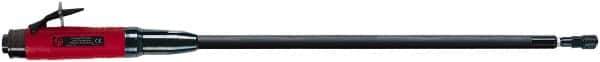 Chicago Pneumatic - 1/4" Collet, Straight Handle, Air Extended Length Die Grinder - 12,000 RPM, Rear Exhaust, 33.9 CFM, 1.2 hp, 90 psi, 9.5mm Inlet - Apex Tool & Supply