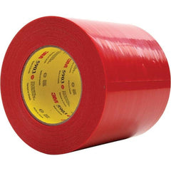 3M - 60 Yd x 5" x 7.5 mil Red Polyethylene Cloth Duct Tape - Apex Tool & Supply