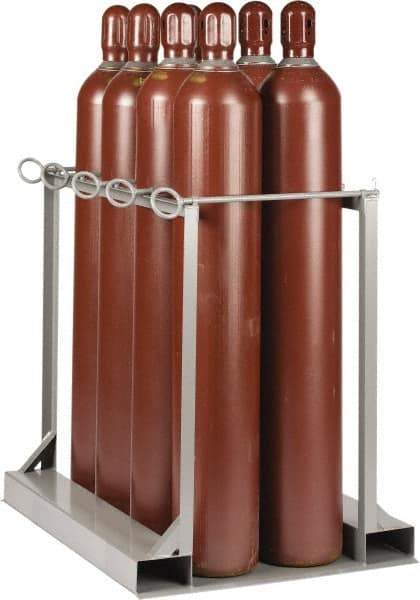 Little Giant - 8 Cylinder, Cylinder Pallet - 33" Wide x 41" High x 47" Deep - Apex Tool & Supply