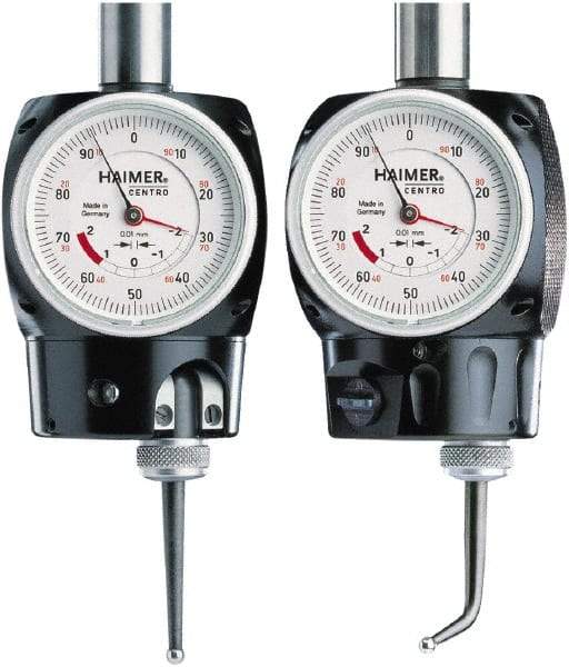 HAIMER - Positioning Indicators Type: Dial Positioning Indicator Point Diameter (mm): 5.00 - Apex Tool & Supply