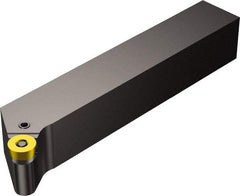 Sandvik Coromant - PRGC, Right Hand Cut, 25mm Shank Height x 25mm Shank Width, Neutral Rake Indexable Turning Toolholder - 150mm OAL, RCMX 12 04 00 Insert Compatibility, Series T-Max P - Apex Tool & Supply