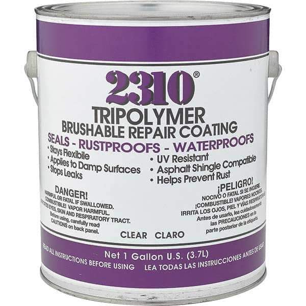 Geocel - 1 Gal Can Brushable Repair Trypolymer Sealant - Clear - Apex Tool & Supply