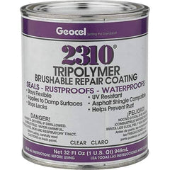 Geocel - 32 oz Can Brushable Repair Trypolymer Sealant - Clear - Apex Tool & Supply